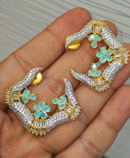 Very delicate C studs for Your Eid Matching Outfits Brand Mafia by Zonash