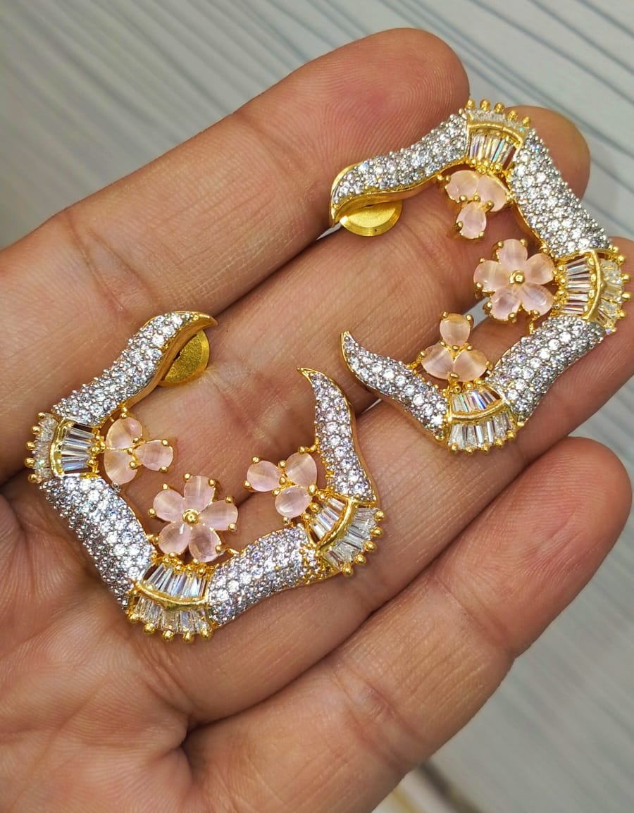 Very delicate C studs for Your Eid Matching Outfits Brand Mafia by Zonash