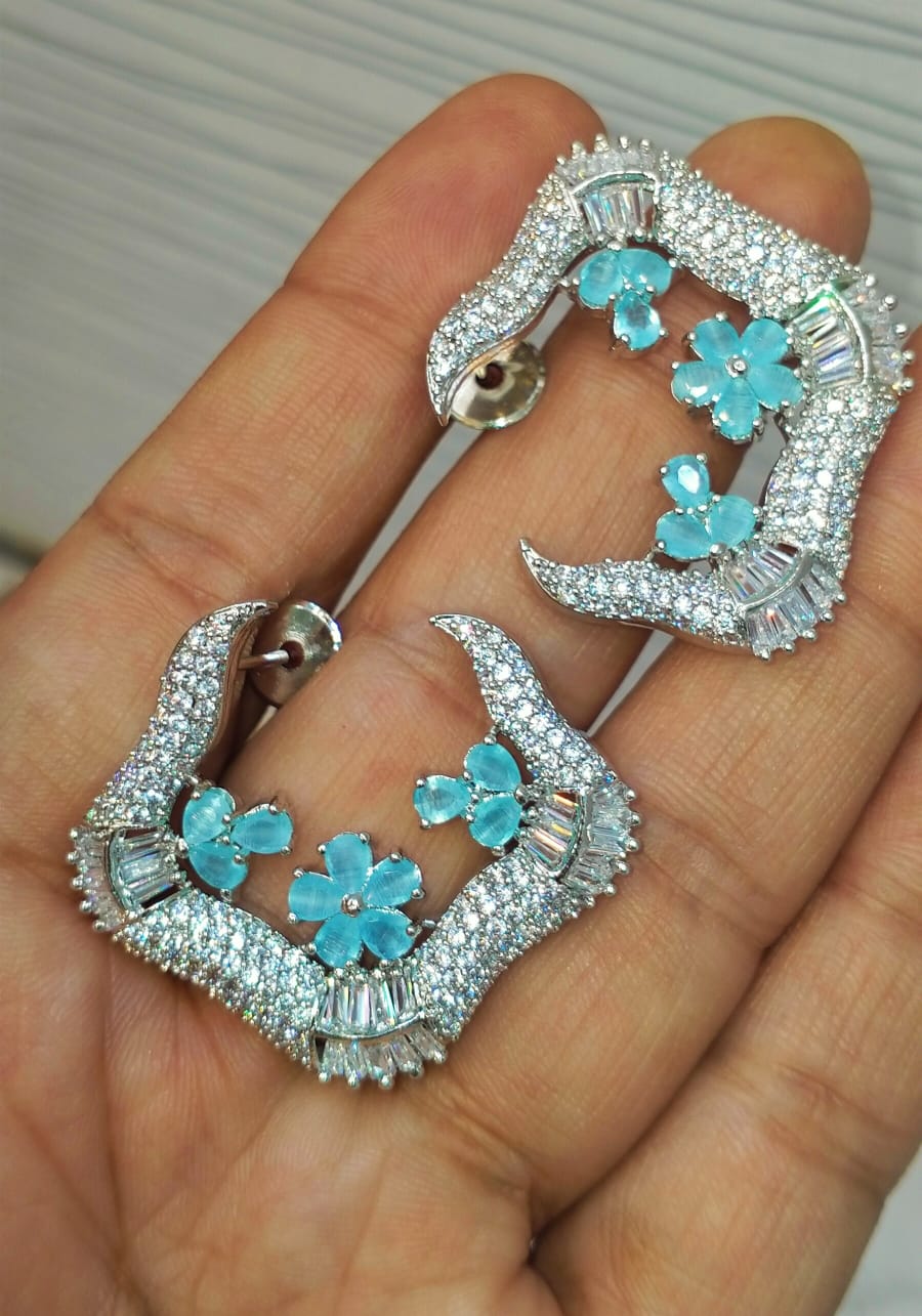 Very delicate C studs for Your Eid Matching Outfits Brand Mafia by Zonash