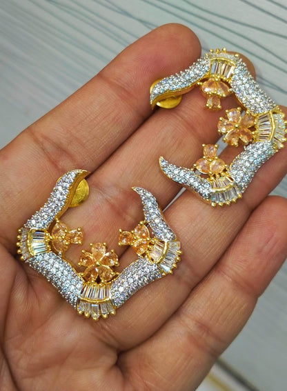 Very delicate C studs for Your Eid Matching Outfits Brand Mafia by Zonash