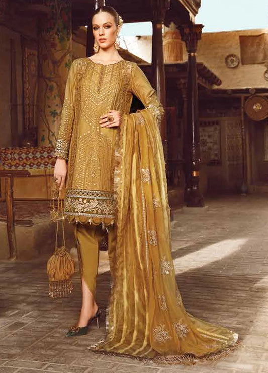 Voyage A Luxe By Maria B Embroidered Lawn Suits Unstitched 3 Piece MB23V 11A - Eid Collection Brand Mafia by Zonash