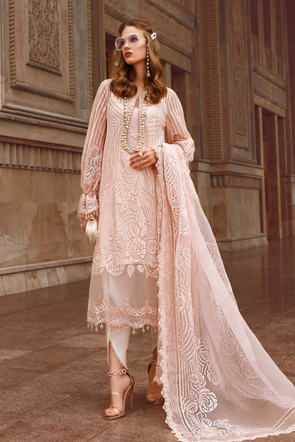 Voyage A Luxe By Maria B Embroidered Lawn Suits Unstitched 3 Piece MB23V 6A - Eid Collection Brand Mafia by Zonash