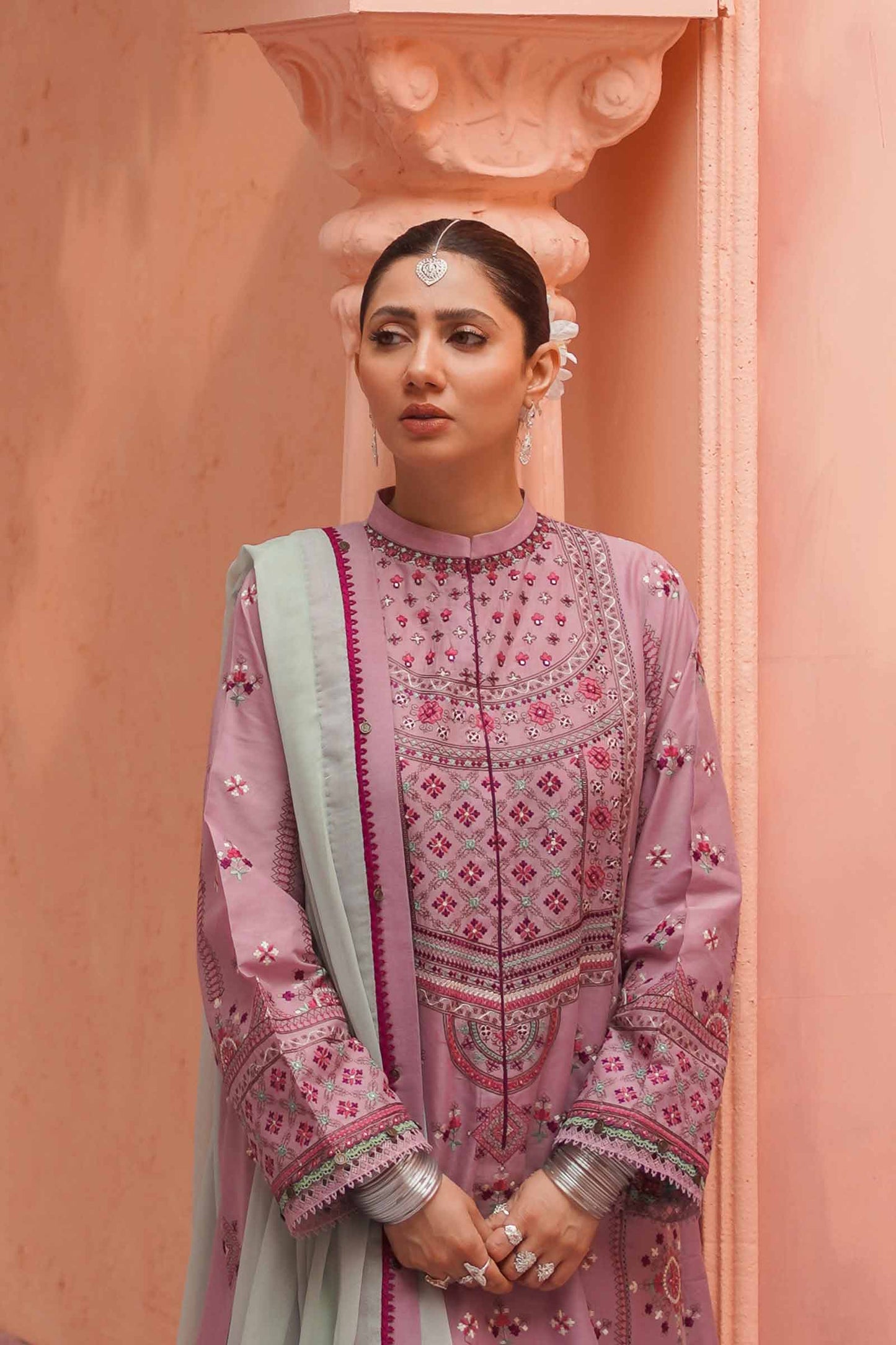 Zara Shahjahan Unstitched Embroidered Lawn 3 Piece Suit