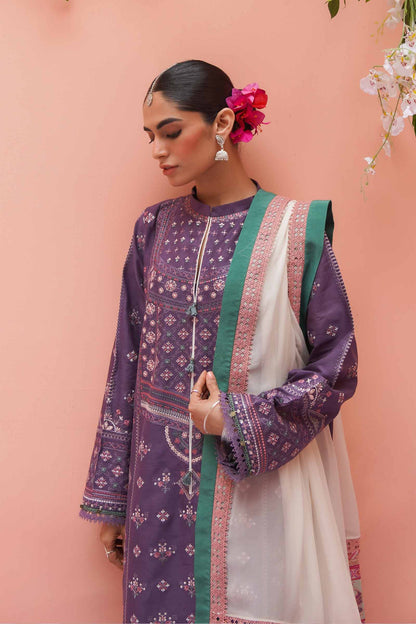 Zara Shahjahan Unstitched Embroidered Lawn 3 Piece Suit D23-11B Brand Mafia by Zonash