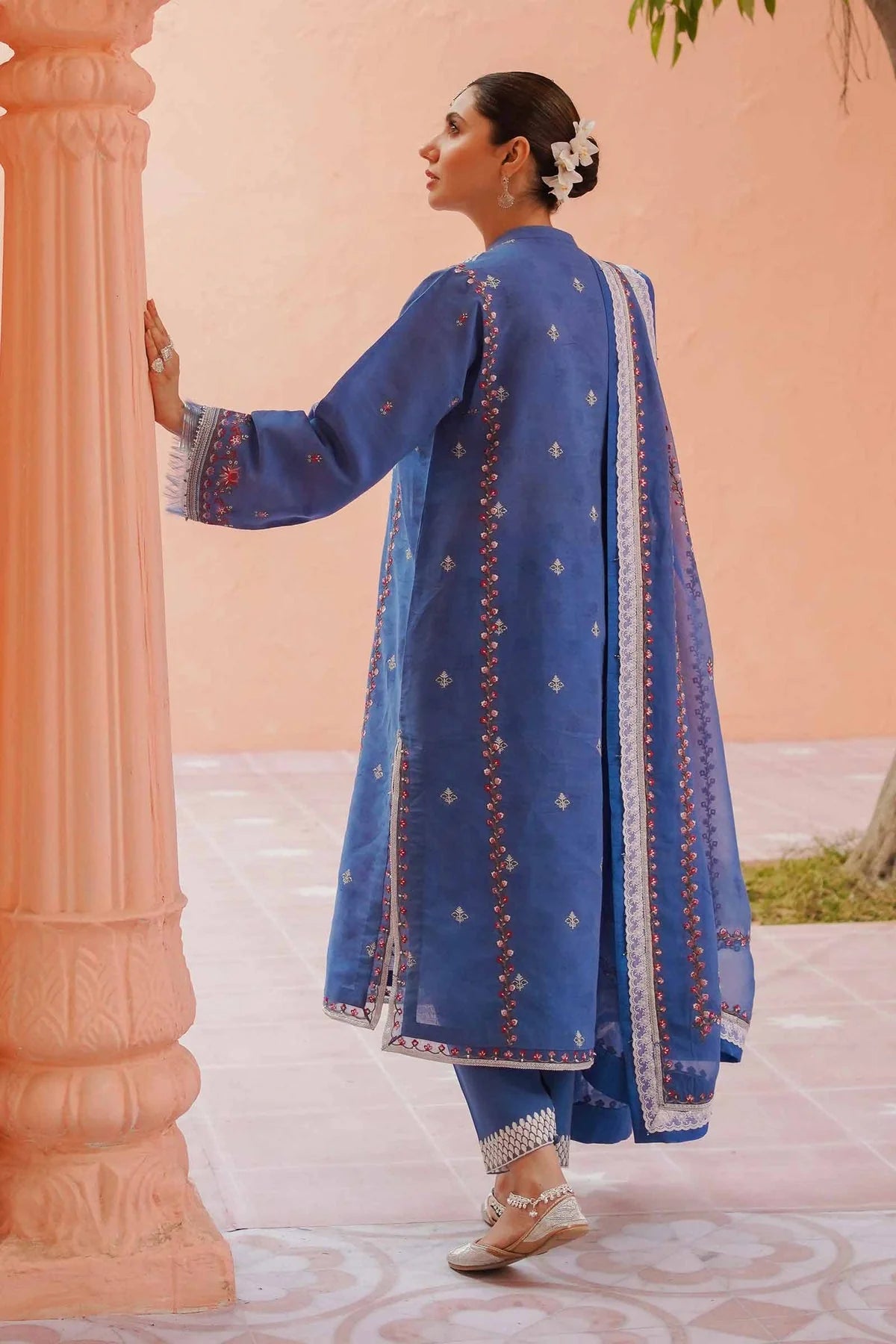 Zara Shahjahan Unstitched Embroidered Lawn 3 Piece Suit D23-15A Brand Mafia by Zonash