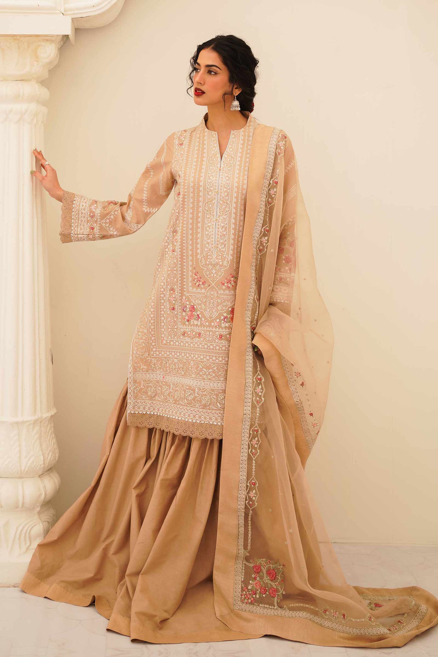 Zara Shahjahan Unstitched Embroidered Lawn 3 Piece Suit D23-6B Brand Mafia by Zonash