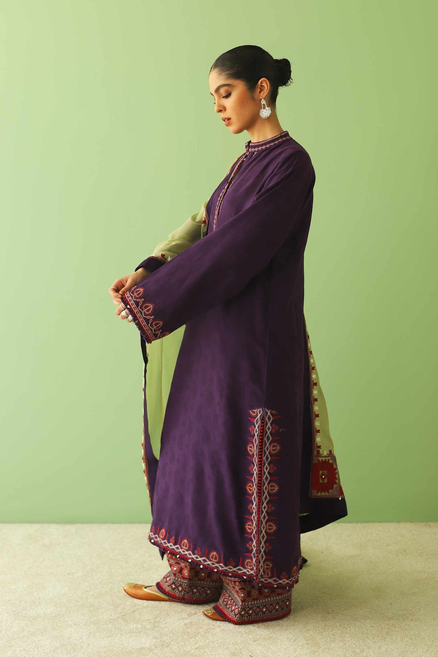 Zara Shahjahan Unstitched Embroidered Lawn 3 Piece Suit D23-8B Brand Mafia by Zonash