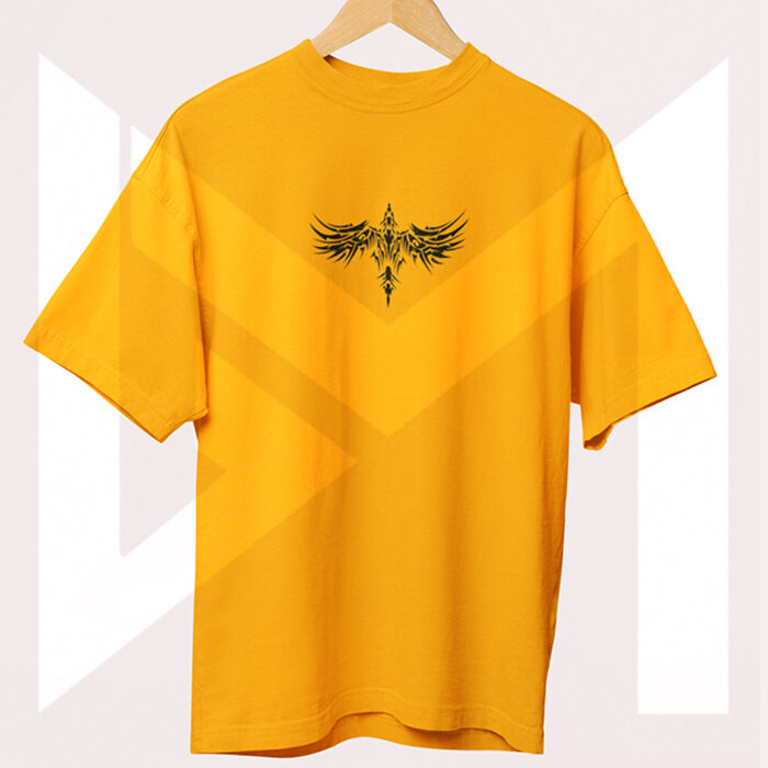 Printed Oversized Drop Shoulder T-Shirt For Boys