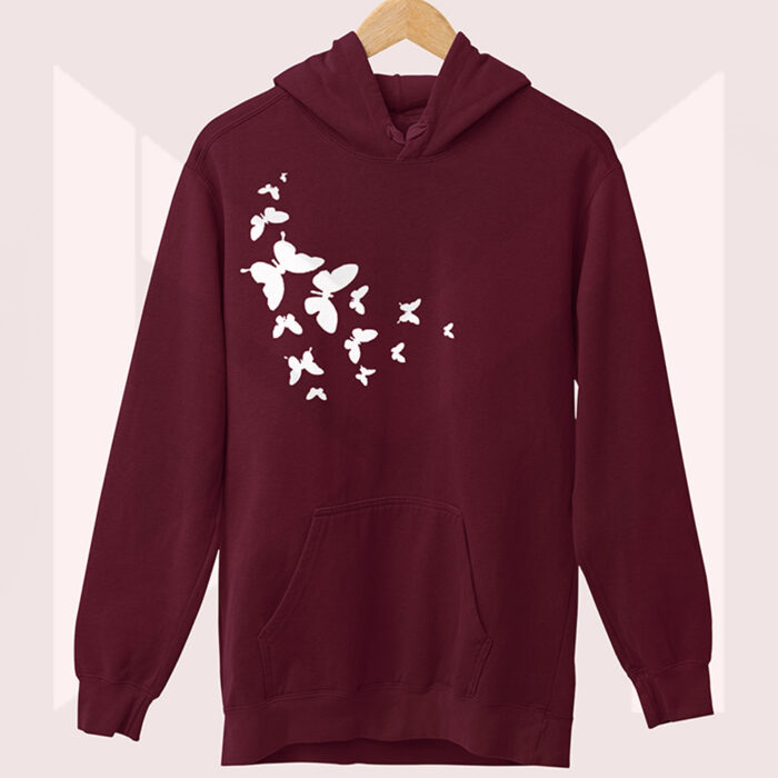 Pull Over Printed Hoodies For Girls