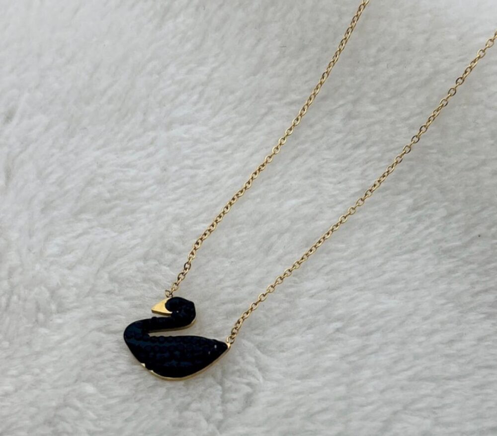 Korean Black Swan Necklace For Girls & Women - Image 2