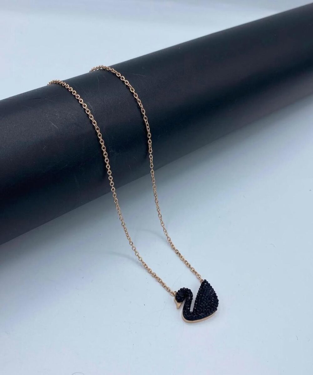 Korean Black Swan Necklace For Girls & Women - Image 3