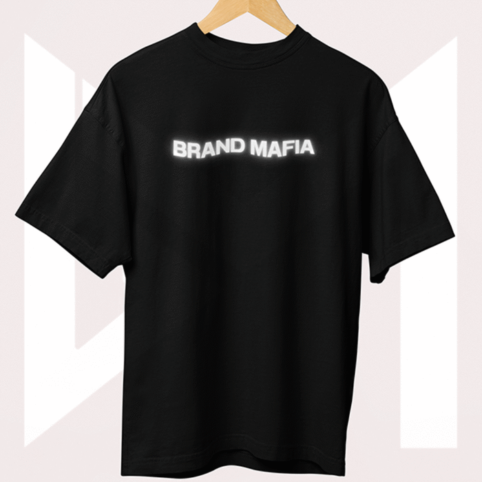 Brand Mafia Oversized Drop Shoulder T-Shirt