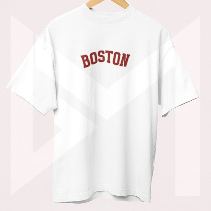 Printed Drop Shoulder Tee For Boys